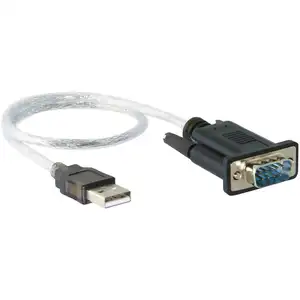 RS232 to USB 컨버터 USB 2.0 to DB9 직렬 RS232 남성 어댑터 컨버터 케이블 (드라이버 포함)