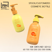 Bouteille en plastique HDPE 60ml 100ml 150ml pour gel douche, huile essentielle, shampoing et nettoyant visage, flacon pompe blanc multi-tailles