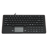 Keyboard silikon mini, papan ketik nirkabel bisa dicuci dan disinfektan tahan air medis industri silikon 2.4G