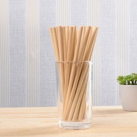 Palitos Redondos de Bambú para Helados, Palitos Naturales para Manualidades, Proyectos Escolares y Uso en la Cocina, Grado Alimenticio