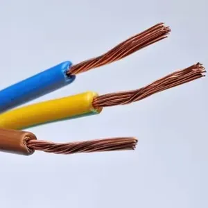 1mm à 10mm 300/500V fils électriques en cuivre multiconducteurs isolation PVC câble électrique prix