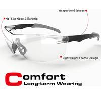 Lunettes de sécurité transparentes populaires en verre de sécurité Z87