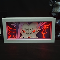 Lampe de table créative en papier découpé à l'effigie d'anime, jouet lumineux et ludique pour la décoration de bureau, idéal comme cadeau d'anniversaire – Vente Flash