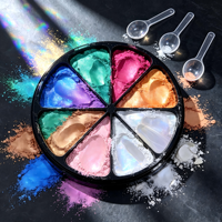 Poudre de pigment nacré effet mica et peinture métallique à changement de couleur, virale sur TikTok, idéale pour les modèles de voitures et les casques