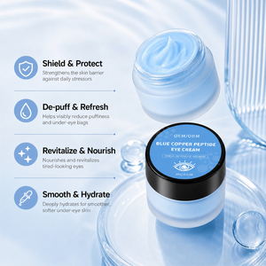 Crème Contour des Yeux en Stick GHK <span class=keywords><strong>Cu</strong></span> à Marque Blanche, Collagène, Rétinol, Caféine, Hydratante et Raffermissante - Product Image 1