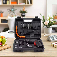 Juego de Destornilladores Eléctricos Recargables Totalmente Automáticos, Mini Taladro Manual de Alta Potencia, Herramienta Práctica para Uso en el Hogar y la Oficina