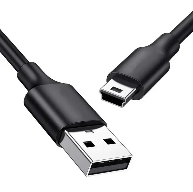 وصلة كابل صغيرة 5 دبابيس USB إلى USB 2.0 وصلة نقل بيانات 480 ميجا بايت/ثانية كابل 1 متر/3 قدم وصلة كابل