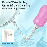 Bidet de voyage à pulvérisation verticale inversée, bouteille périnéale 360 ml pour le nettoyage post-partum et les soins de bébé