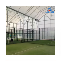 Court de padel classique professionnel avec toit, tente imperméable fabriquée en usine
