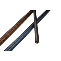 Queues de billard d'occasion OEM NASDA Snooker Sport 100% fibre de carbone, bois d'érable, punch pour l'avant-bras, saut, queue articulée 3/4, acier inoxydable