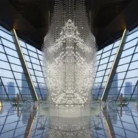 Ecojas Luxurymore Hotel Opknoping Grote Lange Woonkamer Bruiloft Led Moderne Plafond Kristallen Luxe Kroonluchter Hanglamp