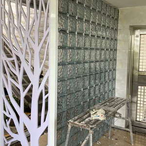 Bloques <span class=keywords><strong>de</strong></span> cristal cuadrados para pared, luz <span class=keywords><strong>de</strong></span> alta calidad, sombra <span class=keywords><strong>de</strong></span> hielo, cristal transparente - Product Image 6