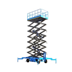 Nueva Plataforma Elevadora Eléctrica para Trabajo Aéreo, Construcción de Acero con Eslinga de Cable Metálico, Marca Hofujng, 1000 kg - Product Image 5