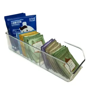 Choice Fun Household Desktop Sorting Tea Bag Cosmetics Division Office Multi Functional Desk Tea Bag Organizer