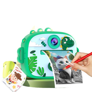 Sevimli çocuklar anında kamera yazıcı ucuz fabrika toptan fiyat dinozor anında fotoğraf kamerası baskı Mini cep yazıcı - Product Image 2