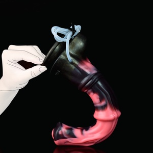 FAAK Large Ejaculation Realistic Horse <b>Dildo</b> With Sucker Silicone Squirting Penis Spray Liquid Colorful Sex Toys for Women Men - Product Image 6