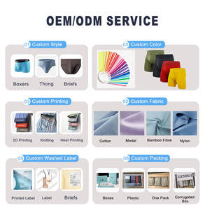 Boxer da <span class=keywords><strong>Uomo</strong></span> Personalizzati Uxyk in Fibre Riciclate e <span class=keywords><strong>Cotone</strong></span>, Mutande Miiow Taglie Forti, Slip Sexy, Boxer Corti e <span class=keywords><strong>Perizoma</strong></span> - Product Image 6