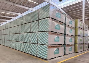 แผ่นปูนฉาบแบบธรรมดาขนาด1200*2400*9.5มม. แผ่นยิปซั่มผลิตตามแบบ - Product Image 5