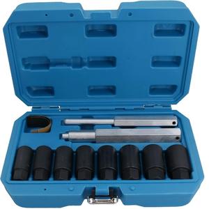 10 पीसी मीट्रिक लॉकिंग व्हील नट हटाने प्रभाव सॉकेट 18 मिमी से 25 मिमी वाहन उपकरण उपयोग के लिए - Product Image 1