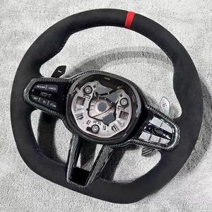 Volante de Coche en Material de Gamuza Completa para <span class=keywords><strong>BMW</strong></span> X1 X3 X4 X5 X6 F91 F92 F48 F49 F25 F26 F15 F16 F85 M2 M3 M4 M5 M6 X5M X6M - Product Image 4