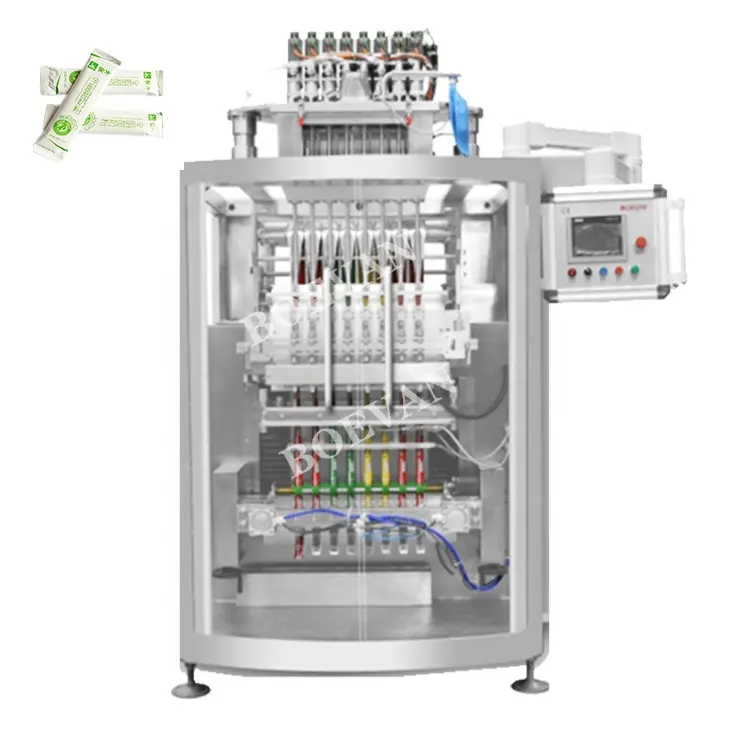 Fully Auto High Speed VFFS Sachet Stick Bags Powder Packing Filling Machine Form Fill Seal Sachet Packing