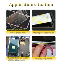 Colle liquide adhésive noire pour réparation de téléphones portables et tablettes, 50 ml, modèle 085-BLE-T7000-50ML, forte adhérence, viscosité moyenne, aiguille fine