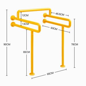 <span class=keywords><strong>Barre</strong></span> d'appui <span class=keywords><strong>de</strong></span> sécurité murale en acier inoxydable et nylon, antirouille, <span class=keywords><strong>pour</strong></span> salle <span class=keywords><strong>de</strong></span> bain, <span class=keywords><strong>pour</strong></span> personnes handicapées, design hospitalier - Product Image 6