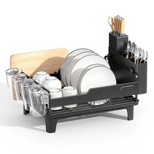 Organizador de Cocina, <span class=keywords><strong>Escurridor</strong></span> de Platos Multifuncional con Soporte <span class=keywords><strong>para</strong></span> Tazas y Tabla de Cortar - Product Image 1