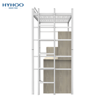 HYHOO OEM Lit mezzanine avec bureau 2130*900*2000 Cama Litera Cadre de lit superposé Letto Castello Lit Superpos