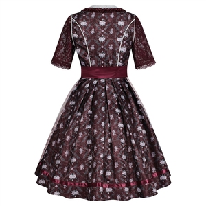 Costumi da Fattoria in Stile Country per Carnevale e Halloween, Abiti Bavarese per l'Oktoberfest da Donna - Product Image 5