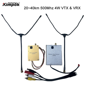 KimpoK Long Range 40km 8-Channel Aluminum FPV VTX 500Mhz 4W <b>Wireless</b> Video <b>Transmitter</b> Receiver for UAV S Accessories - Product Image 5