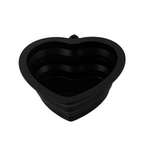 Bol pliable pour animaux de compagnie SITABI en silicone - Bol pliable portable pour chien pour les voyages, la randonnée en plein air, le camping, capacité de 300 ml - Product Image 3