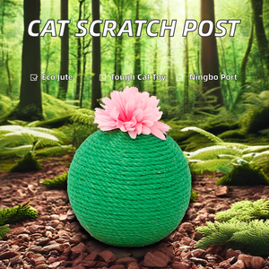 Köpekler uygulama için <span class=keywords><strong>Sisal</strong></span> sürdürülebilir özelliği ile dayanıklı kedi tırmalama tahtası ve oyuncak hindistan cevizi ağacı tırmanma çerçeve - Product Image 5