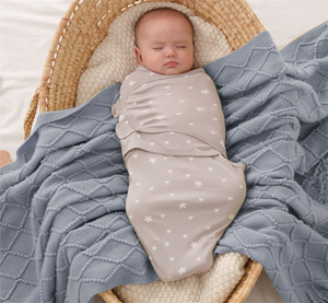 <span class=keywords><strong>Gigoteuse</strong></span> pour nouveau-né 100% coton, enveloppe de couchage douce pour bébé, couverture personnalisable avec impression sur mesure - Product Image 3