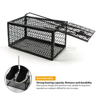 Piège à souris réutilisable en fer, sans cruauté, pour intérieur et extérieur, lot de 2