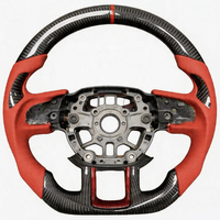 Convient pour Land Rover Evoque & Range Rover Sport, volant en cuir perforé en fibre de carbone forgée, accessoire de mise à niveau