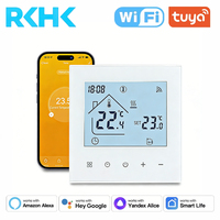 Termostato Inteligente WiFi Tuya, Controlador de Temperatura, Automatización del Hogar IoT, Caldera de Calefacción, Compatible con Alexa, Google y Smart Life