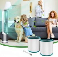 Penggantian Filter Karbon Aktif HEPA untuk Pembersih Udara Menara TP01 TP02 AM11 360 °   Penghapusan Formaldehida Sistem Tertutup