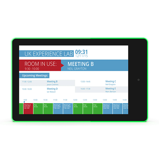 New 10.1 Inch All-in-One Touch Business Meeting Room Android Tablet with Wi-Fi and LED Light Bar