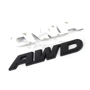 Emblema 3D in Metallo AWD, Adesivo per Bagagliaio e Parafango per Honda Civic, Accord, Odyssey, Elysion, CRV, Mazda, Toyota, <span class=keywords><strong>Volvo</strong></span> - Product Image 3