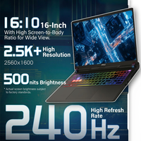 MSI Raider 16 AI 2025 Serie Ultra9 RTX5080 HD 16" Laptop da Gaming ad Alta Frequenza di Aggiornamento MSI Titan 16