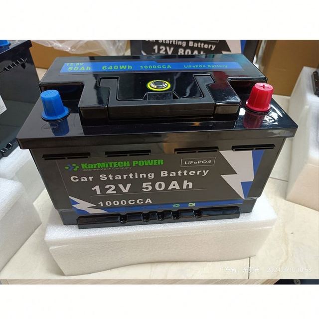 Lithium Ion Batteries 12V 50Ah 80Ah 100Ah  1000CCA 1200CCA 1500CCA High Output Lifepo4 Battery for Car Starting