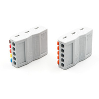 Borniers de connexion rapide à levier QPCT-2 Series 2/3/4/5 broches, mini-borne à enfiler pour câblage automobile et décoration intérieure