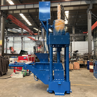 Compacteur vertical de copeaux d'alliage de cuivre de 160 tonnes, presse à briquettes de ferraille