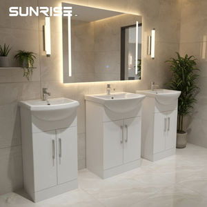 Lussuoso <span class=keywords><strong>Mobile</strong></span> <span class=keywords><strong>Bagno</strong></span> Semi-Incassato con Lavabo in Ceramica Resistente all'Acqua per Design <span class=keywords><strong>Bagno</strong></span> Moderno - Product Image 3
