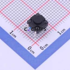 YTS1K0011ABT00 Tactile Switch Through hole Component (THT) Switch 1.6N 6.15mm 6.15mm 4.3mm - Product Image 1