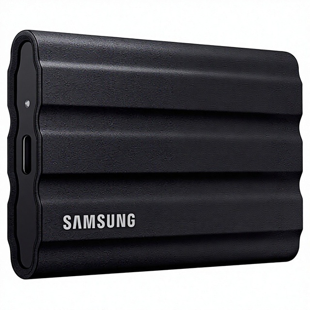 For T7 Shield 4TB Portable SSD-1050MB/s Rugged Water & Dust Resistant for Content Creators-Black