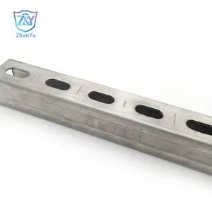 Acier inoxydable 304 Riel Strut Unastruct U/C Channel Bracket 41*41*2.0 Système d'éclairage de toit Système de montage canal de puntal