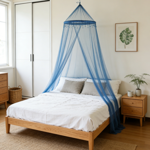 Mosquitero Cónico de Lujo <span class=keywords><strong>para</strong></span> <span class=keywords><strong>Cama</strong></span> de Princesa con Borlas Decorativas <span class=keywords><strong>para</strong></span> una Decoración Romántica del Dormitorio - Product Image 1