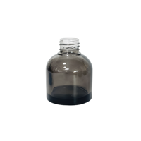 Diffuseur de parfum en verre HONGYU de luxe 100 ml, bouteille transparente ambrée noire personnalisable avec bouchon à vis et logo sur mesure